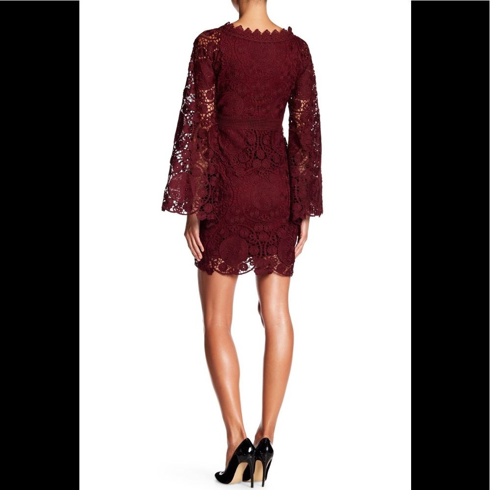 Lace Bell Sleeve Dress - Picture 2 of 7